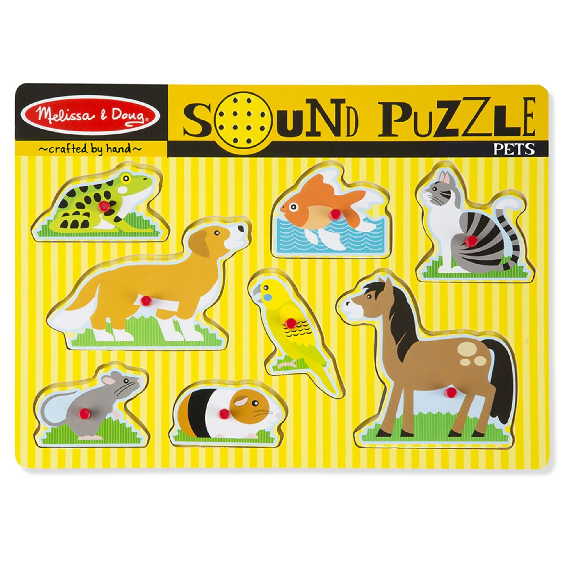 Educators Resource Melissa & Doug Pets Wooden Sound Puzzle - 8 Pieces* Puzzles