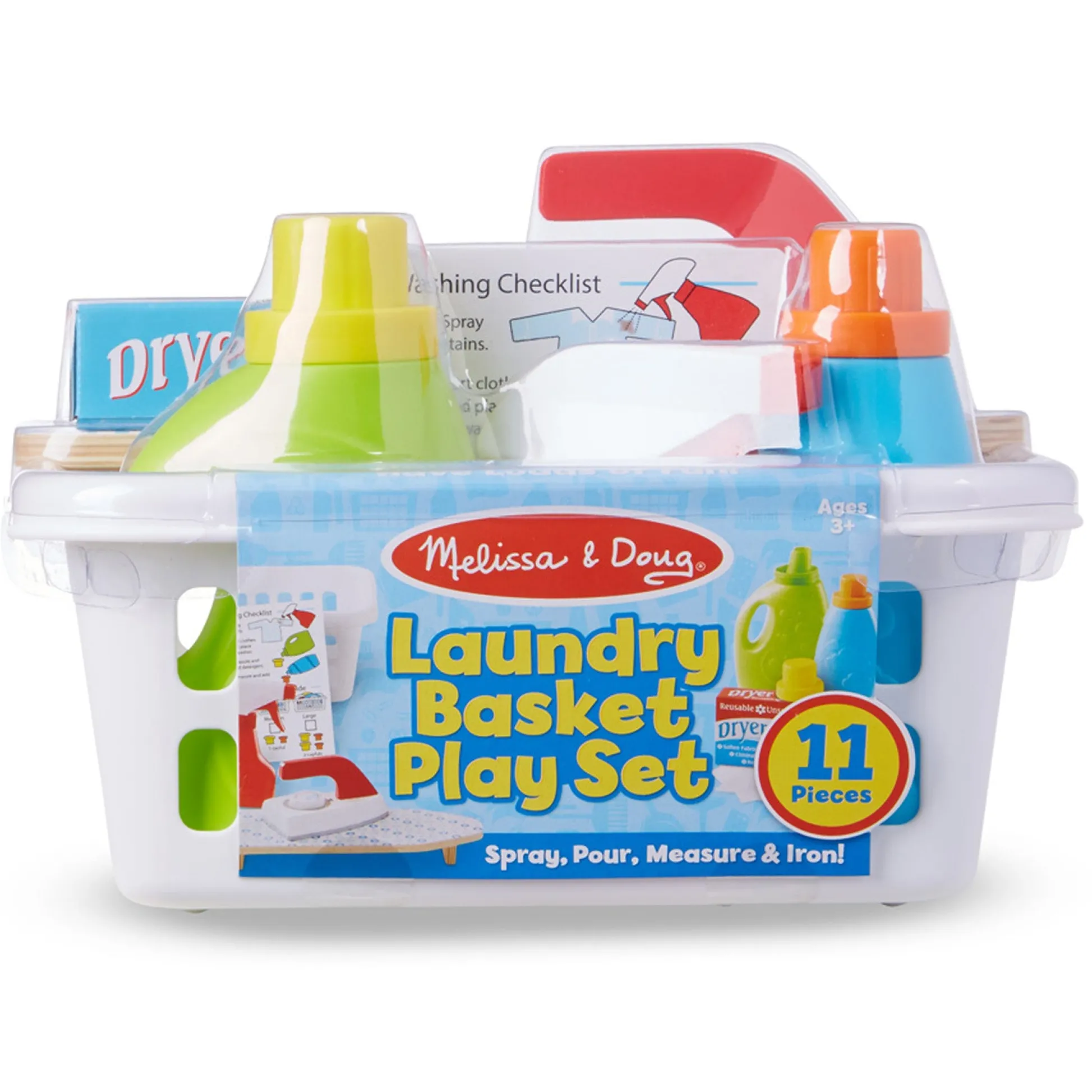 Educators Resource Melissa & Doug 11-Piece Laundry Basket Play Set* Tools & Workshops|Dress Up