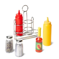 Educators Resource Melissa & Doug 6-Piece Let's Play House! Condiment Set* Kitchens & Play Food|Dress Up