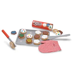 Educators Resource Melissa & Doug 12-Piece Slice and Bake Cookie Play Set* Kitchens & Play Food|Dress Up