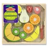 Educators Resource Melissa & Doug 17-Piece Wooden Cutting Fruit Set – Play Food Kitchen Accessory* Kitchens & Play Food|Dress Up