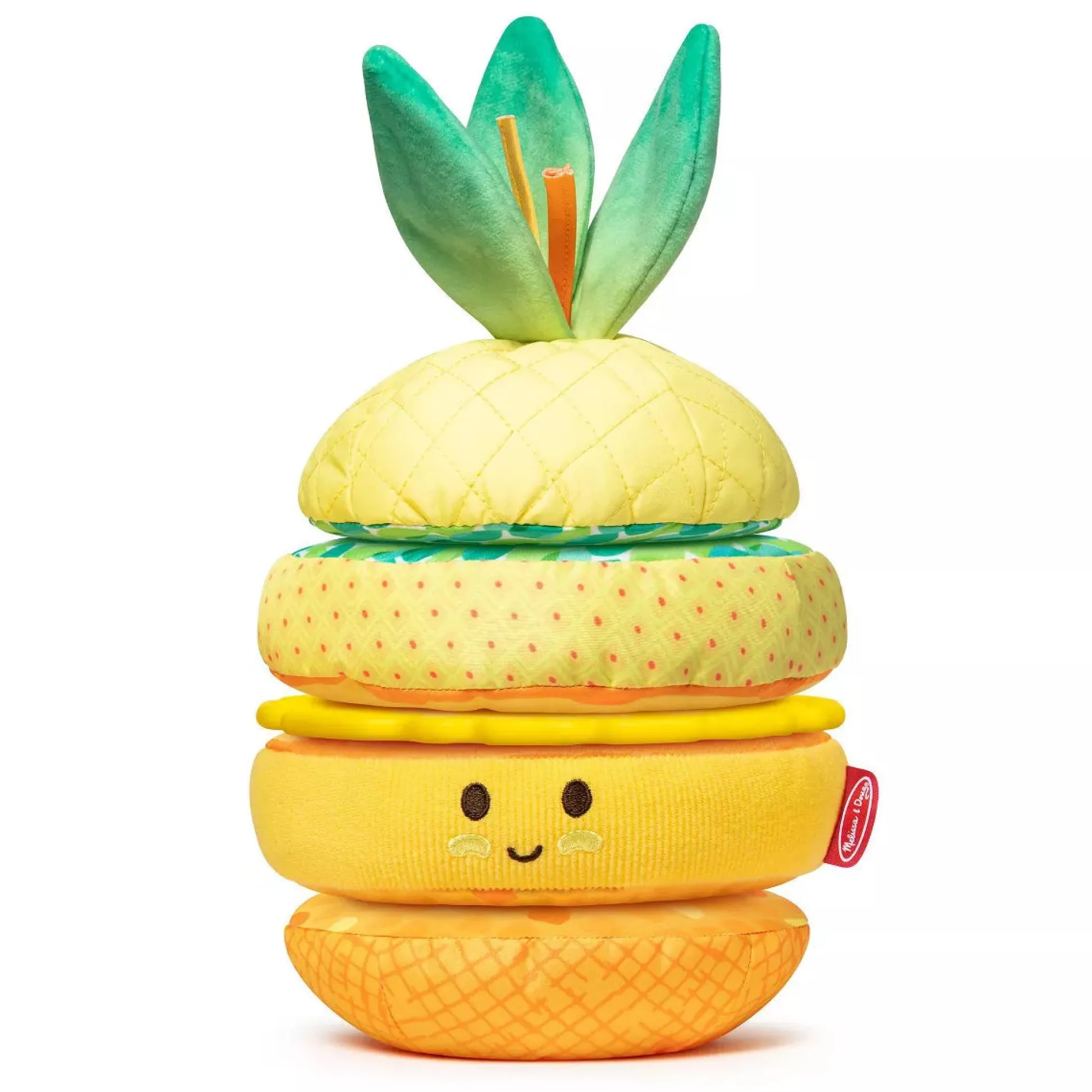 Educators Resource Melissa & Doug Pineapple Soft Stacker Infant Toy* Blocks, Sorting & Stacking Toys