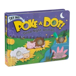 Educators Resource Melissa & Doug Poke-A-Dot! Good Night, Animals Board Book*Kids Preschool Education Toys & Activities|Kids Books