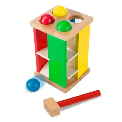Educators Resource Melissa & Doug Pound and Roll Tower - Colorful Wooden Hammering Toy* Preschool Education Toys & Activities|Preschool Building Sets & Blocks