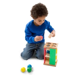 Educators Resource Melissa & Doug Pound and Roll Tower - Colorful Wooden Hammering Toy* Preschool Education Toys & Activities|Preschool Building Sets & Blocks
