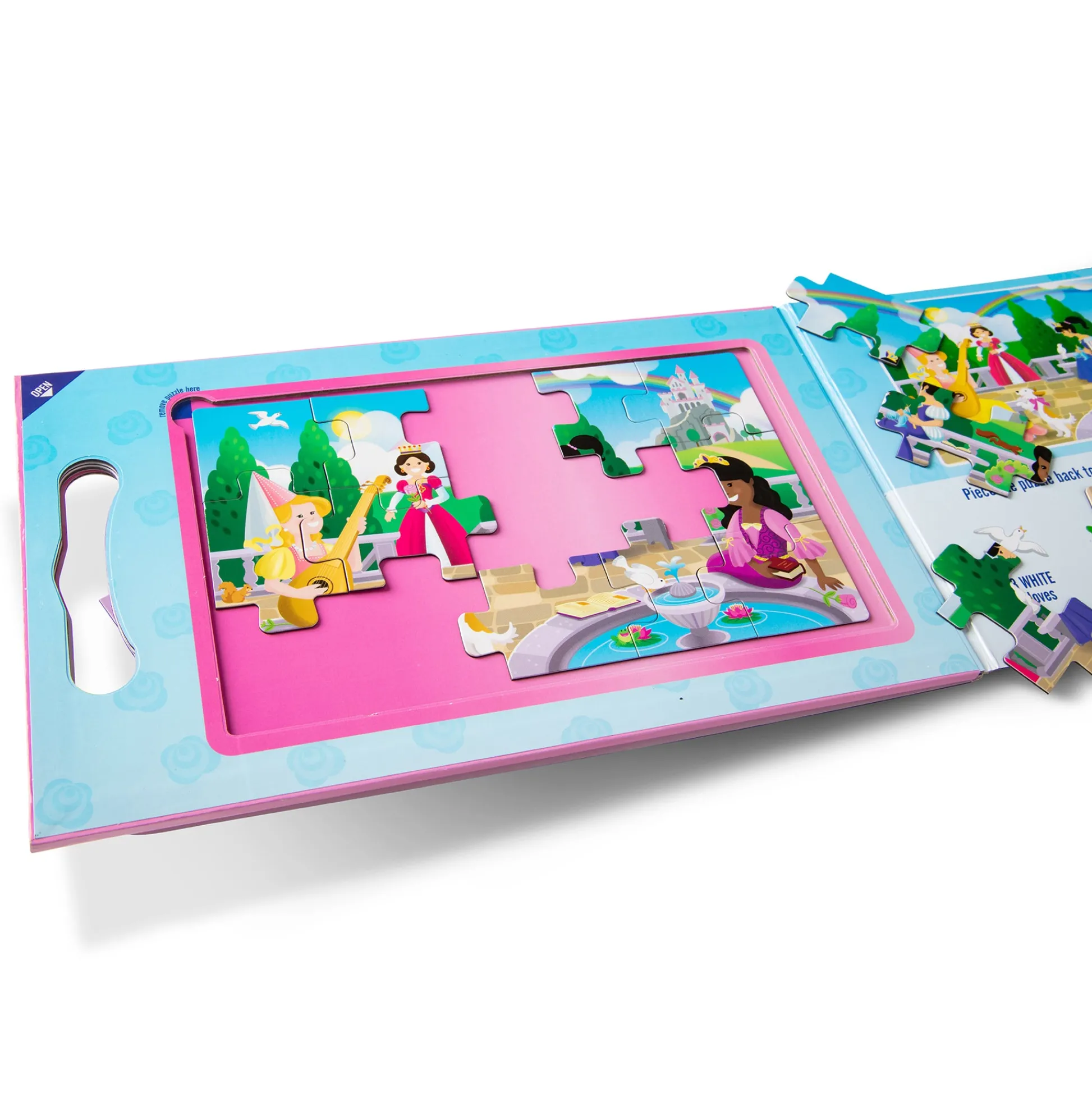 Educators Resource Melissa & Doug Princess 2-Pack Take Along Magnetic Jigsaw Puzzles – 15 pc* Puzzles