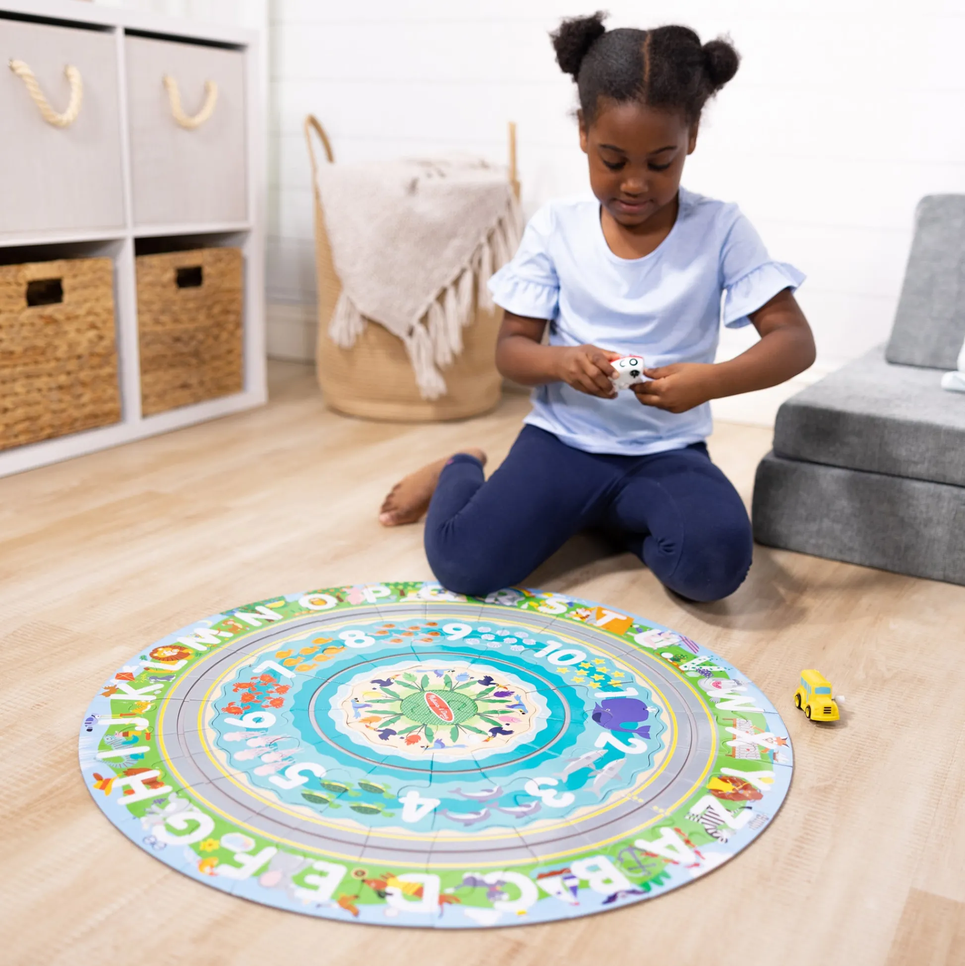 Educators Resource Melissa & Doug Round the Shore 48-Piece Floor Puzzle & Play Set* Puzzles