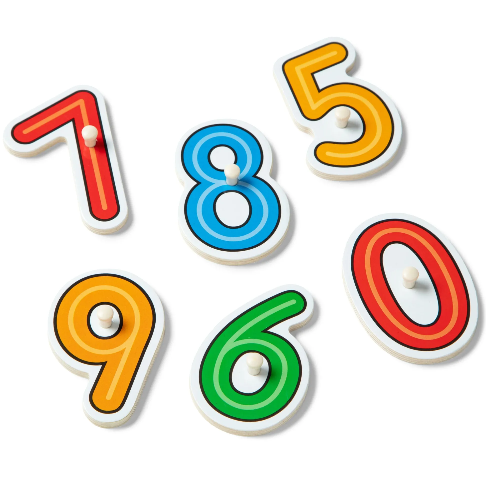 Educators Resource Melissa & Doug See-Inside Numbers Wooden Peg Puzzle - 10 pc* Preschool Education Toys & Activities|Puzzles