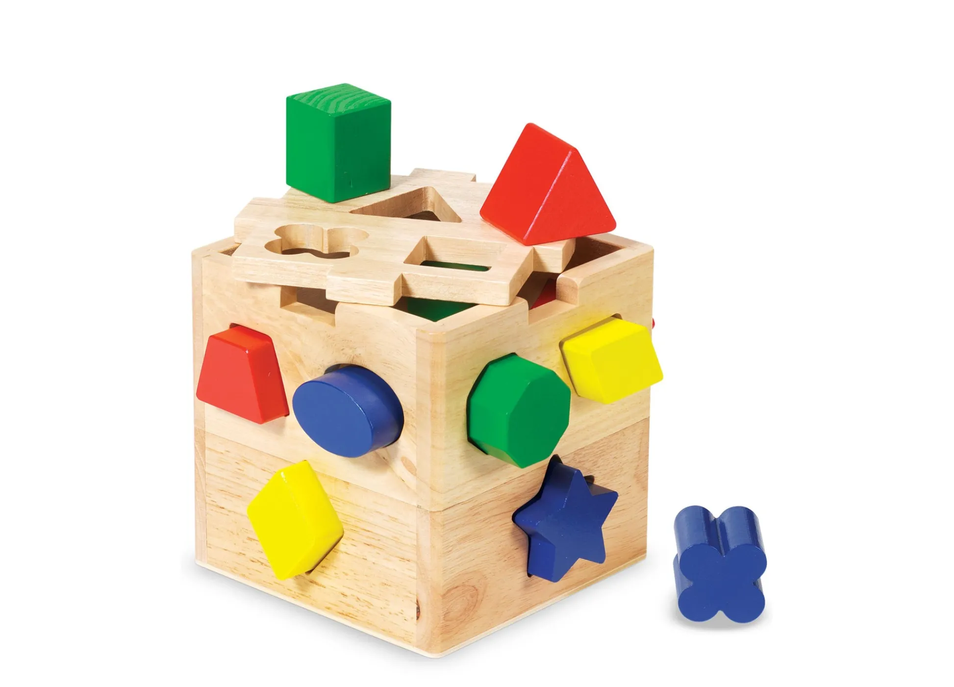 Educators Resource Melissa & Doug Shape Sorting Cube - Educational Classic Wooden Toy* Preschool Education Toys & Activities