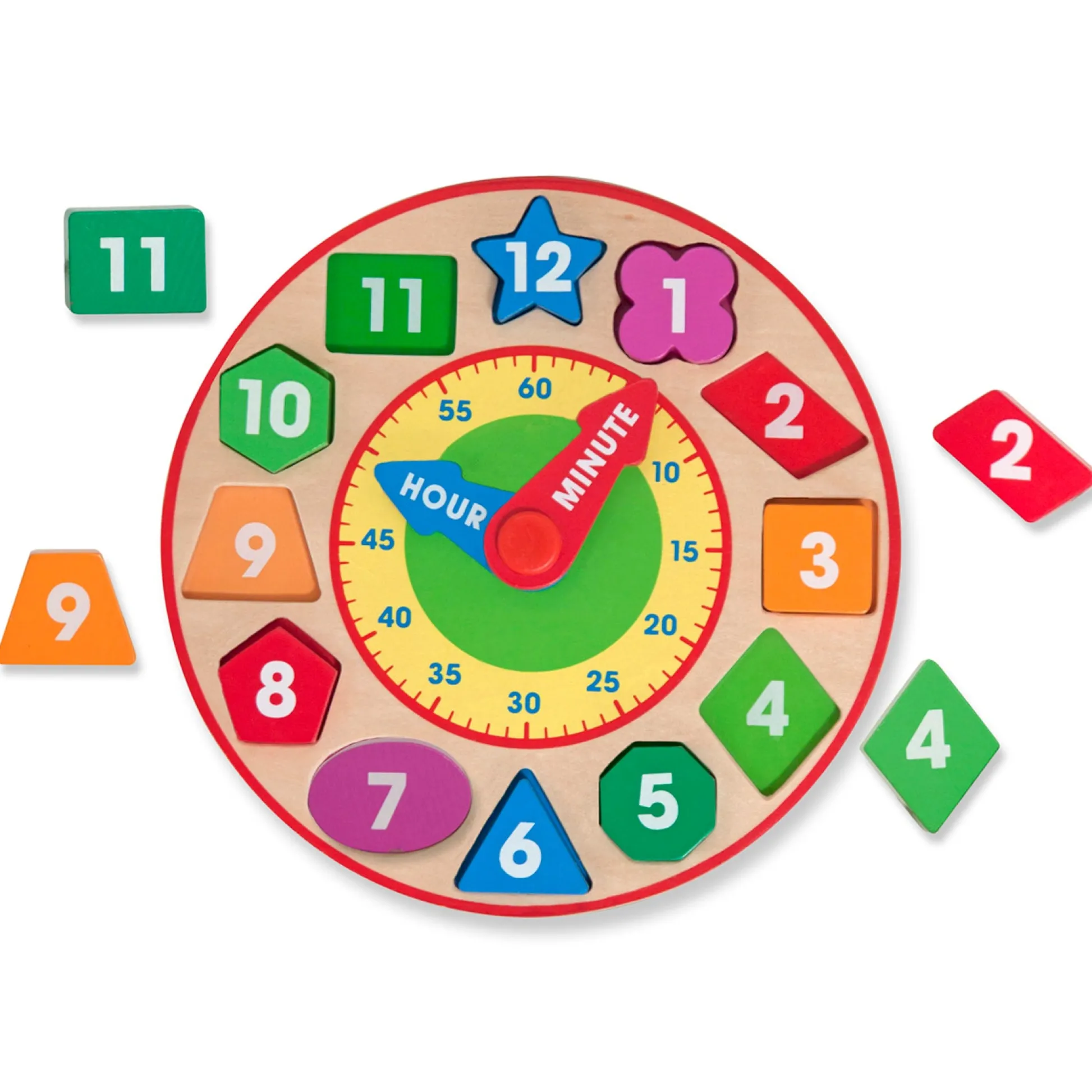 Educators Resource Melissa & Doug Shape Sorting Clock - Interactive Educational Toy* Preschool Education Toys & Activities