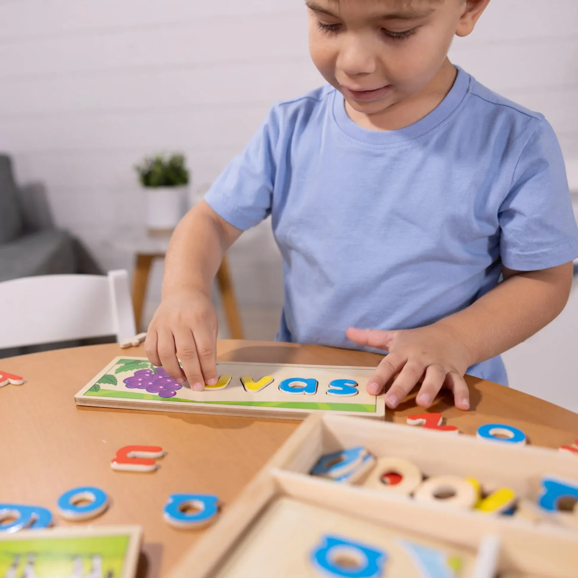 Educators Resource Melissa & Doug Spanish See & Spell Learning Puzzle Set* Puzzles|Preschool Education Toys & Activities