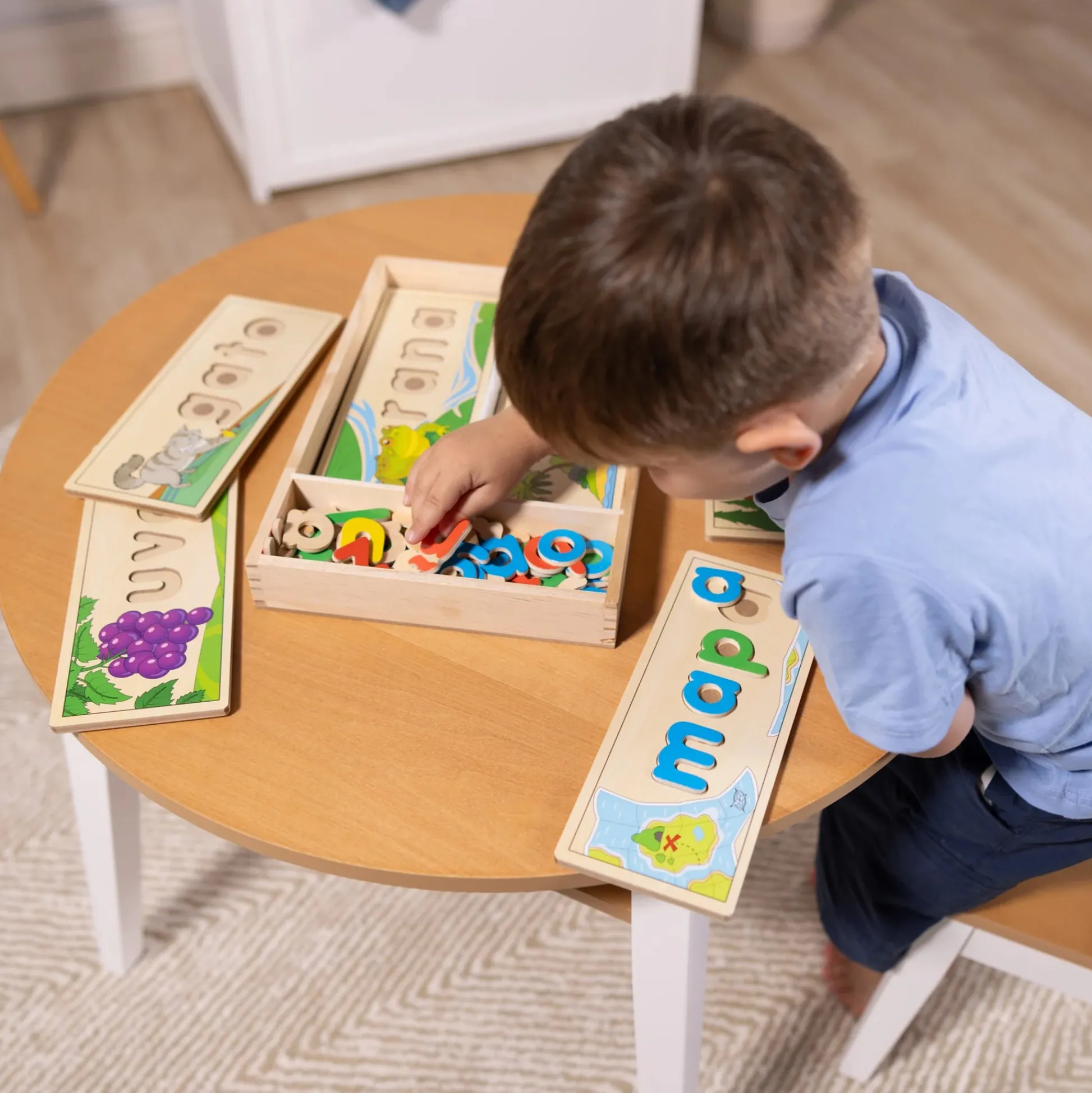 Educators Resource Melissa & Doug Spanish See & Spell Learning Puzzle Set* Puzzles|Preschool Education Toys & Activities