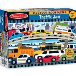 Educators Resource Melissa & Doug Traffic Jam Floor Puzzle - 24 pc* Puzzles