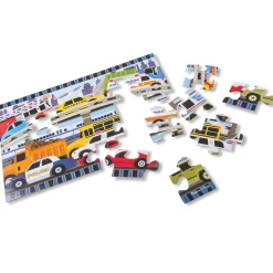 Educators Resource Melissa & Doug Traffic Jam Floor Puzzle - 24 pc* Puzzles