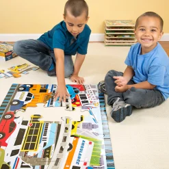 Educators Resource Melissa & Doug Traffic Jam Floor Puzzle - 24 pc* Puzzles