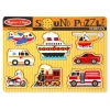 Educators Resource Melissa & Doug Vehicles Sound Puzzle - 8 pc Wooden Peg* Preschool Education Toys & Activities|Puzzles