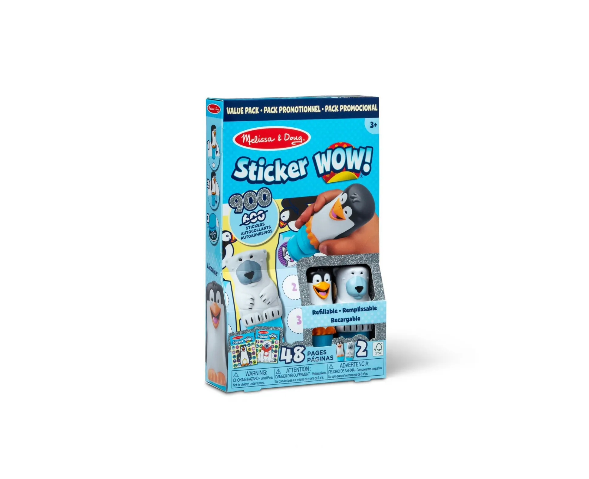 Macy's - Supplier Melissa & Doug Winter Fun Sticker Wow Activity Pad - Polar & Penguin* Crafts & Activities