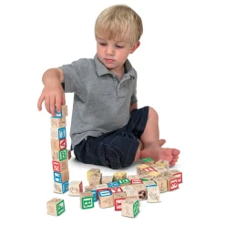 Educators Resource Melissa & Doug Wooden ABC/123 Block Set - 50 Piece Educational Toy* Preschool Education Toys & Activities|Preschool Building Sets & Blocks