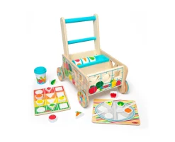 Macy's - Supplier Melissa & Doug Wooden Grocery Cart & Shape Sorting Puzzle Toy* Puzzles