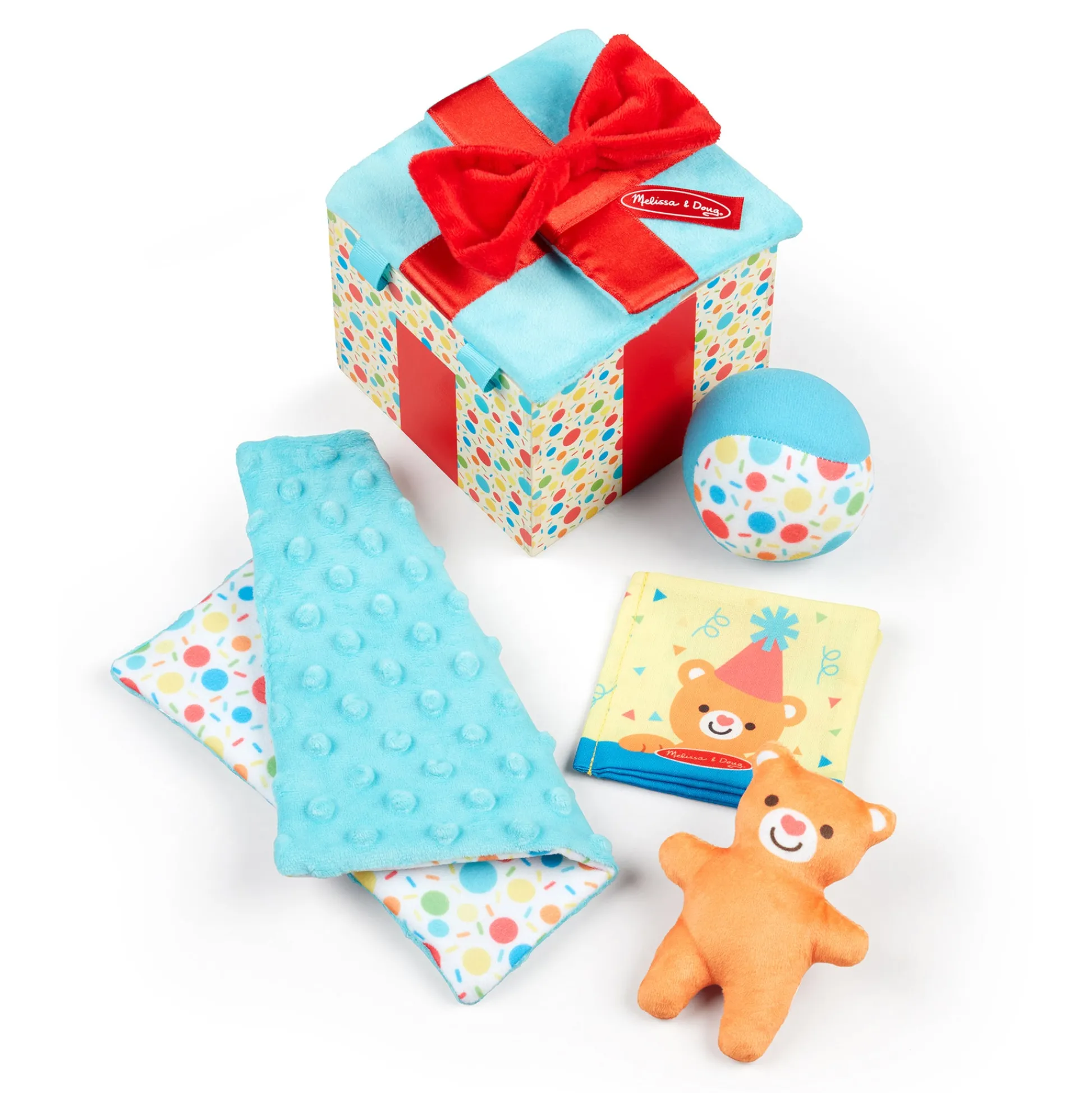 Educators Resource Melissa & Doug Wooden Surprise Gift Box – Interactive Sensory Toy* Developmental Toys