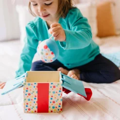 Educators Resource Melissa & Doug Wooden Surprise Gift Box – Interactive Sensory Toy* Developmental Toys