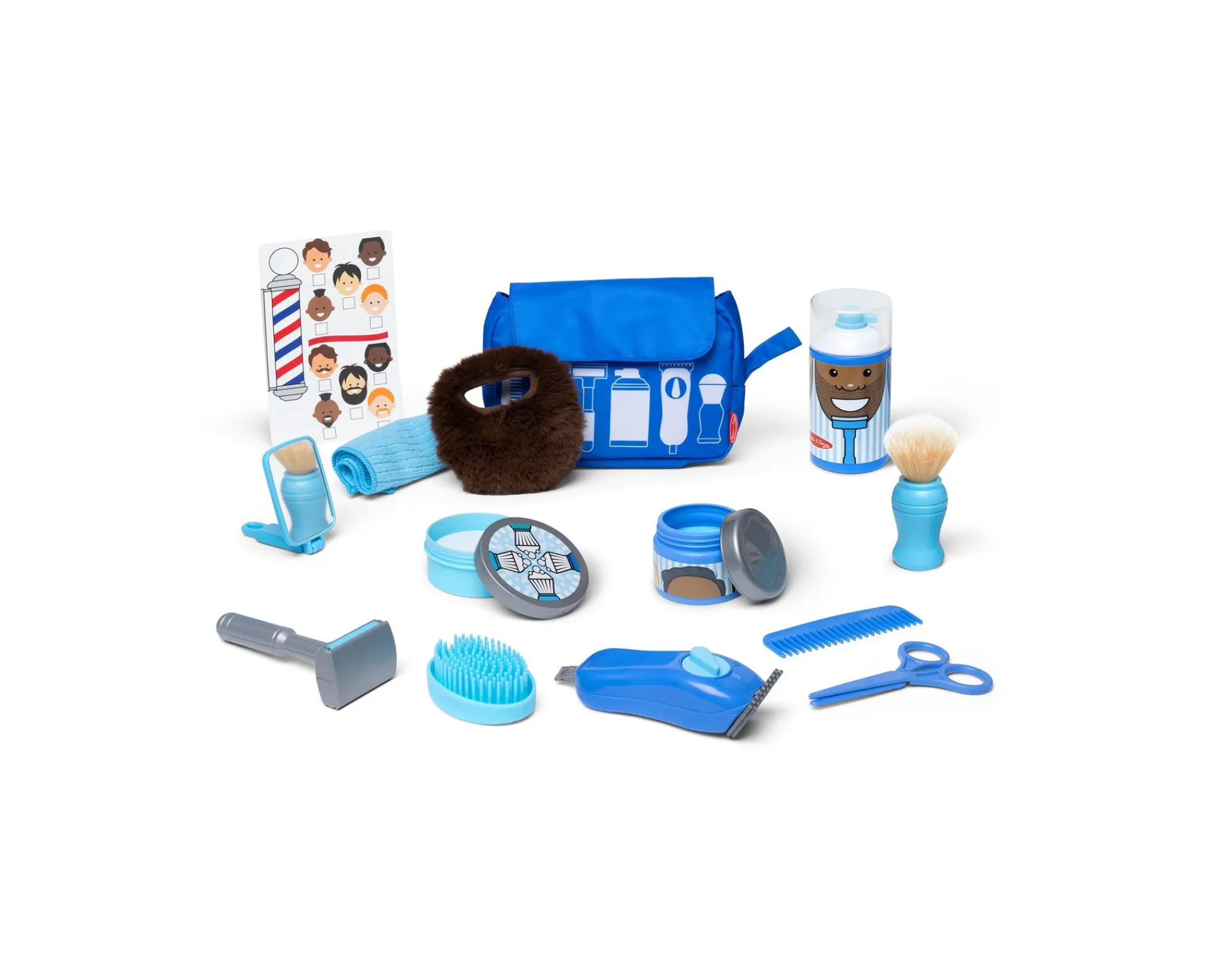 Macy's - Supplier Melissa and Doug 10 Piece Barber Shop Play Set - Creative Styling Kit* Tools & Workshops|Dress Up