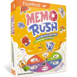 Flat River Group Memo Rush - FoxMind Matching Memory Emotion Game for Family Game Night* Family & Entertainments Games|Social & Emotional Skills
