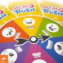Flat River Group Memo Rush - FoxMind Matching Memory Emotion Game for Family Game Night* Family & Entertainments Games|Social & Emotional Skills