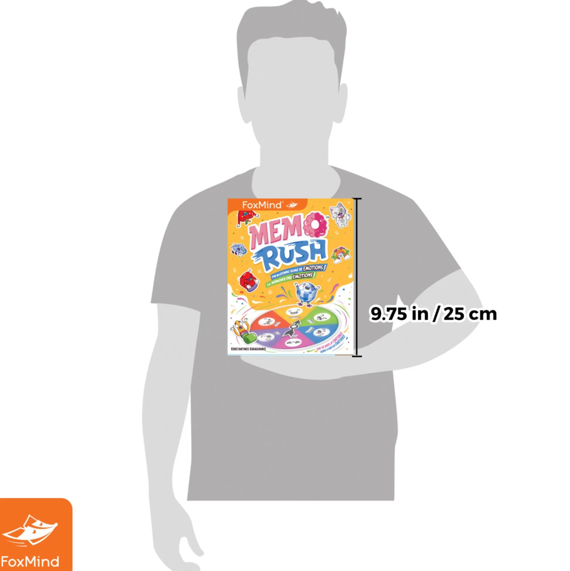 Flat River Group Memo Rush - FoxMind Matching Memory Emotion Game for Family Game Night* Family & Entertainments Games|Social & Emotional Skills