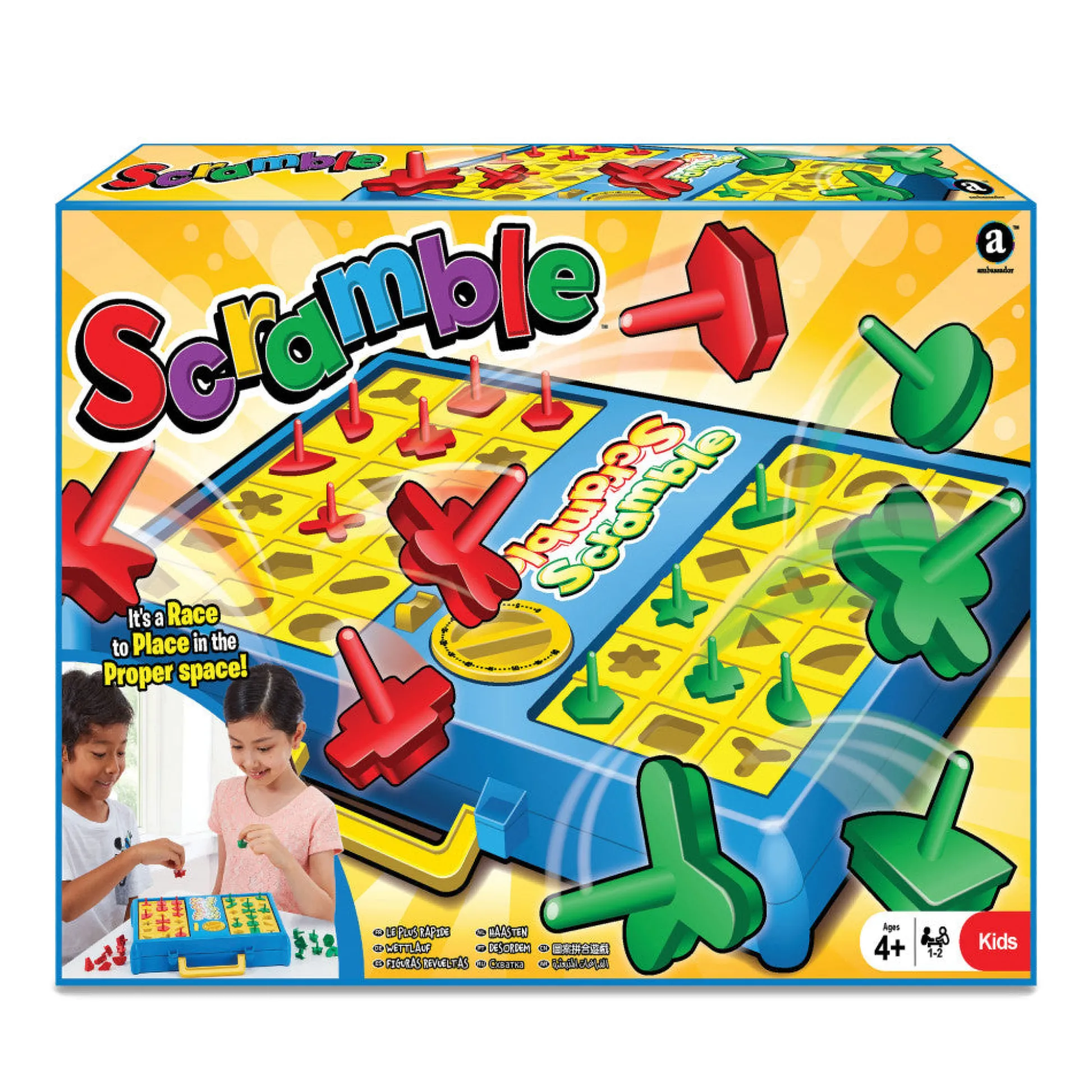 Flat River Group Merchant Ambassador Scramble Race to Place Game for Kids* Social & Emotional Skills|Role-Playing Games