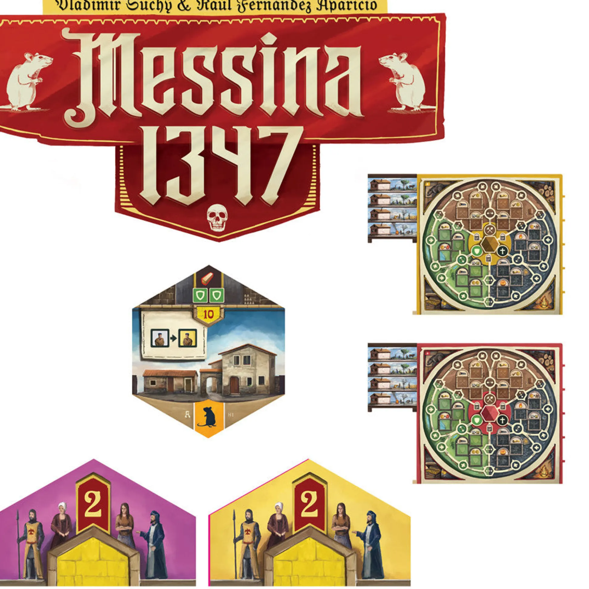 Flat River Group Messina 1347 Historical Strategy Board Game* Board Games|Role-Playing Games