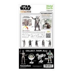 AreYouGame Metal Earth ICONX Premium 3D Model Kit - Star Wars The Mandalorian 7.4 inch* Star Wars