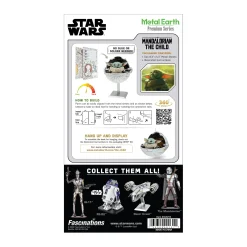 AreYouGame Metal Earth ICONX Star Wars 3D Model Kit - The Mandalorian The Child* Star Wars