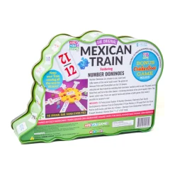 AreYouGame Mexican Train Deluxe Dominoes Set with Bonus Chickenfoot Game* Dominoes & Tiles Games