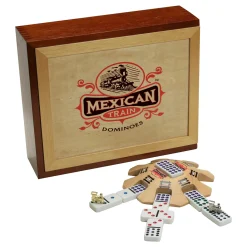 AreYouGame Mexican Train Dominoes Classic Family Game Set* Dominoes & Tiles Games
