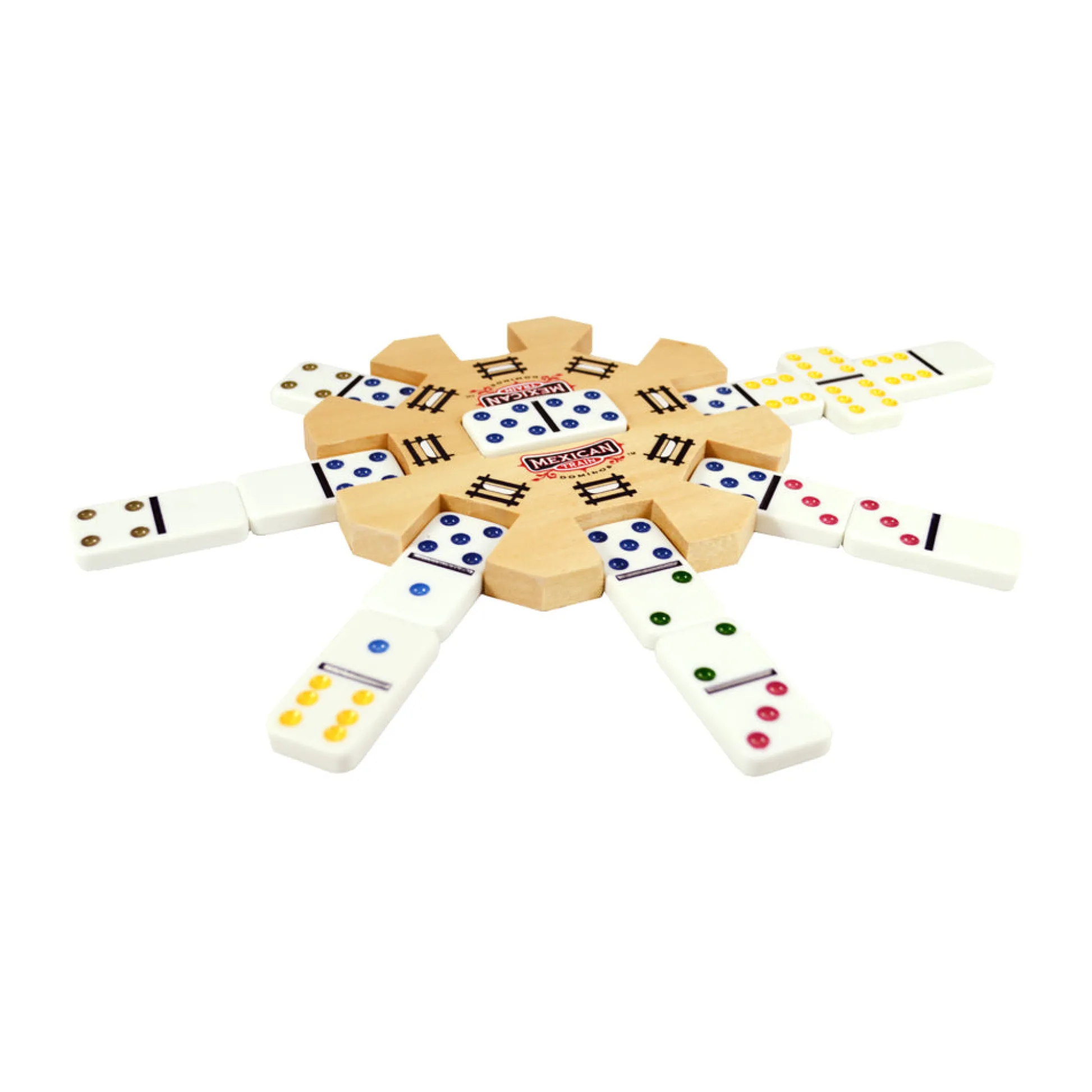 AreYouGame Mexican Train Dominoes Classic Family Game Set* Dominoes & Tiles Games