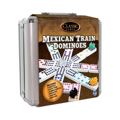 The Distribution Solutions Mexican Train Dominoes with Aluminum Carrying Case* Dominoes & Tiles Games
