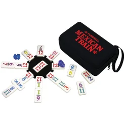 AreYouGame Mexican Train To Go Number Dominoes Set by Puremco* Dominoes & Tiles Games