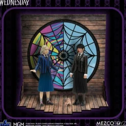 Calendar Holdings, LLC Mezco 5 Points Nevermore Academy Collectible Action Figures - Wednesday and Enid Set* Collectible Figures & Playsets
