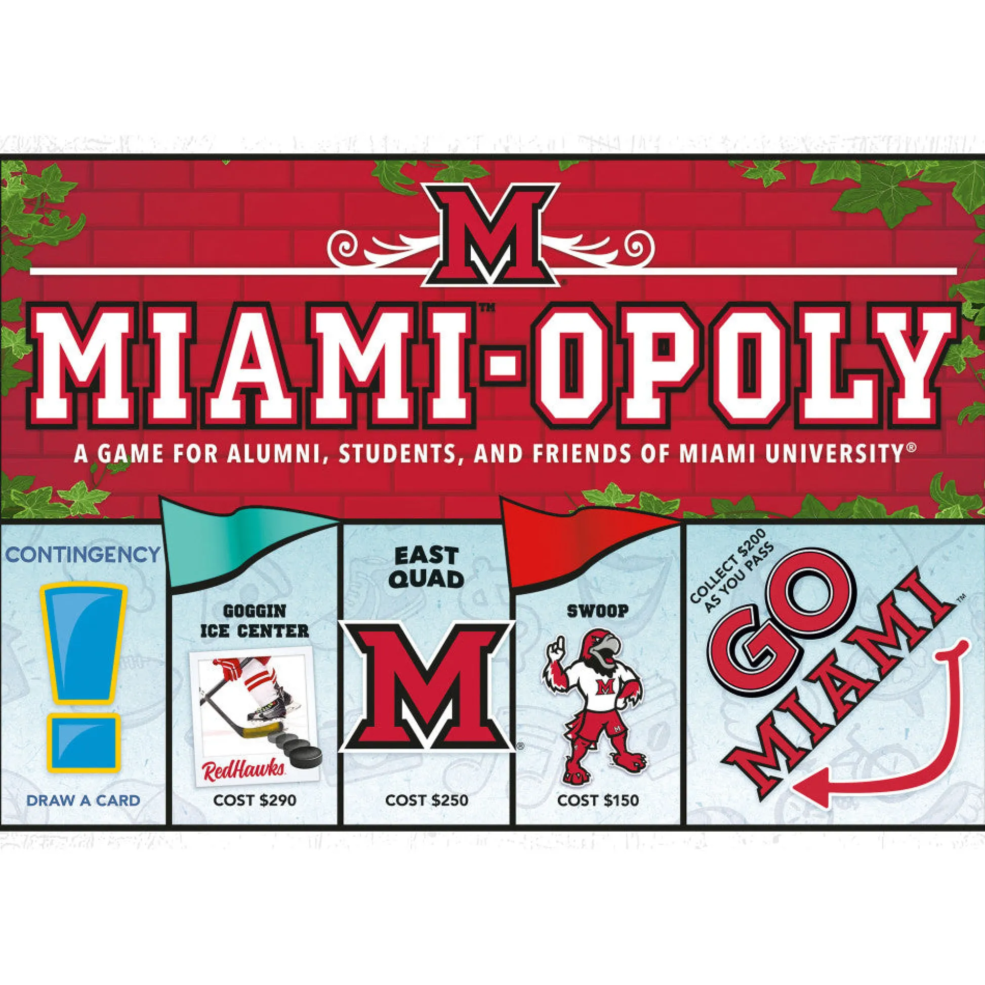 Flat River Group Miami-Opoly University Edition Board Game for Ages 8+* Role-Playing Games|Board Games