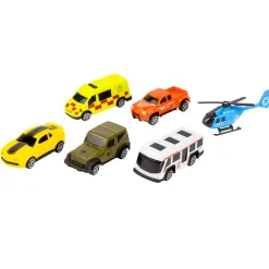 Flat River Group Mighty Motors Blue Heavy Hauler Truck Carry Case with Die-Cast Vehicles* Playsets & Racetracks