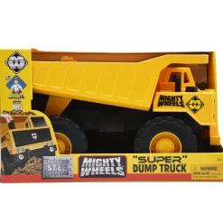 Flat River Group Mighty Wheels 16" Super Dump Truck with Moveable Tipping Bed, Durable Toy for Kids Aged 3+* Farm & Construction Vehicles