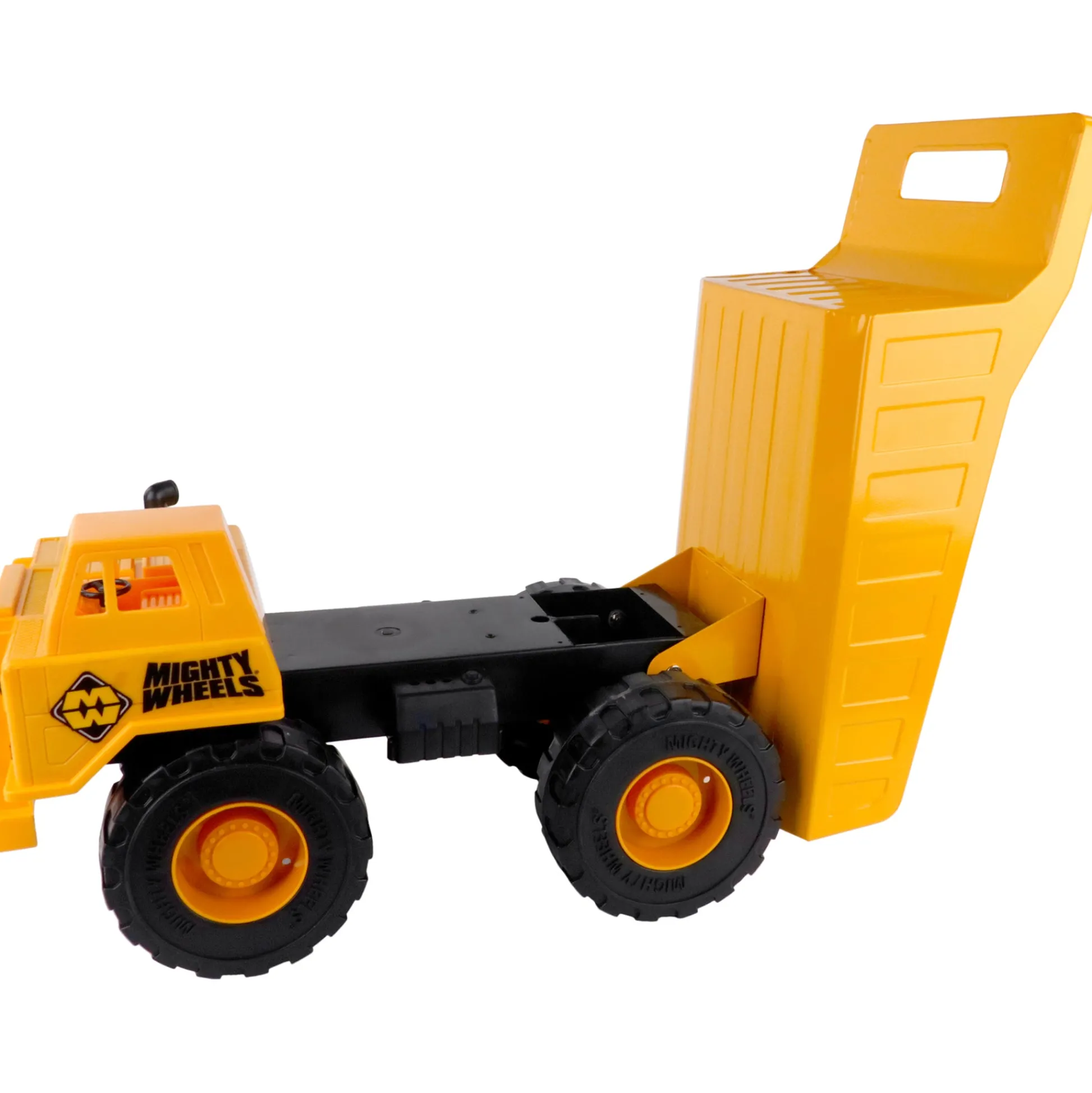 Flat River Group Mighty Wheels 16" Super Dump Truck with Moveable Tipping Bed, Durable Toy for Kids Aged 3+* Farm & Construction Vehicles