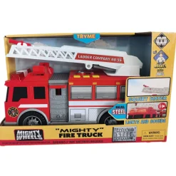 Flat River Group Mighty Wheels Mighty 10" Fire Truck with Sounds, Lights & Water Action* Playsets & Vehicles