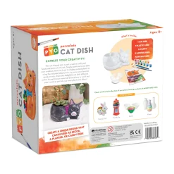 AreYouGame MindWare Creative Arts Paint Your Own Porcelain Cat Dish Kit* Drawing, Color & Painting