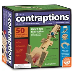 Educators Resource MindWare KEVA Contraptions 50-Piece Plank Building Set - Educational Toy* Wood & Jumbo Blocks