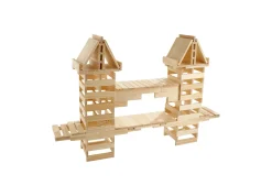 AreYouGame MindWare KEVA Structures 200 Pine Plank Set - STEM Building Toy* Wood & Jumbo Blocks