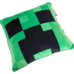 Flat River Group Minecraft Creeper Decorative Throw Pillow - Vibrant Green, 14.96