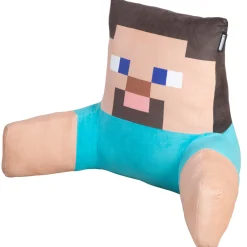 Flat River Group Minecraft Steve Relax Pillow - Character Lounge Cushion with Armrests* Stuffed Animals|Stuffed Animals & Plush Toys