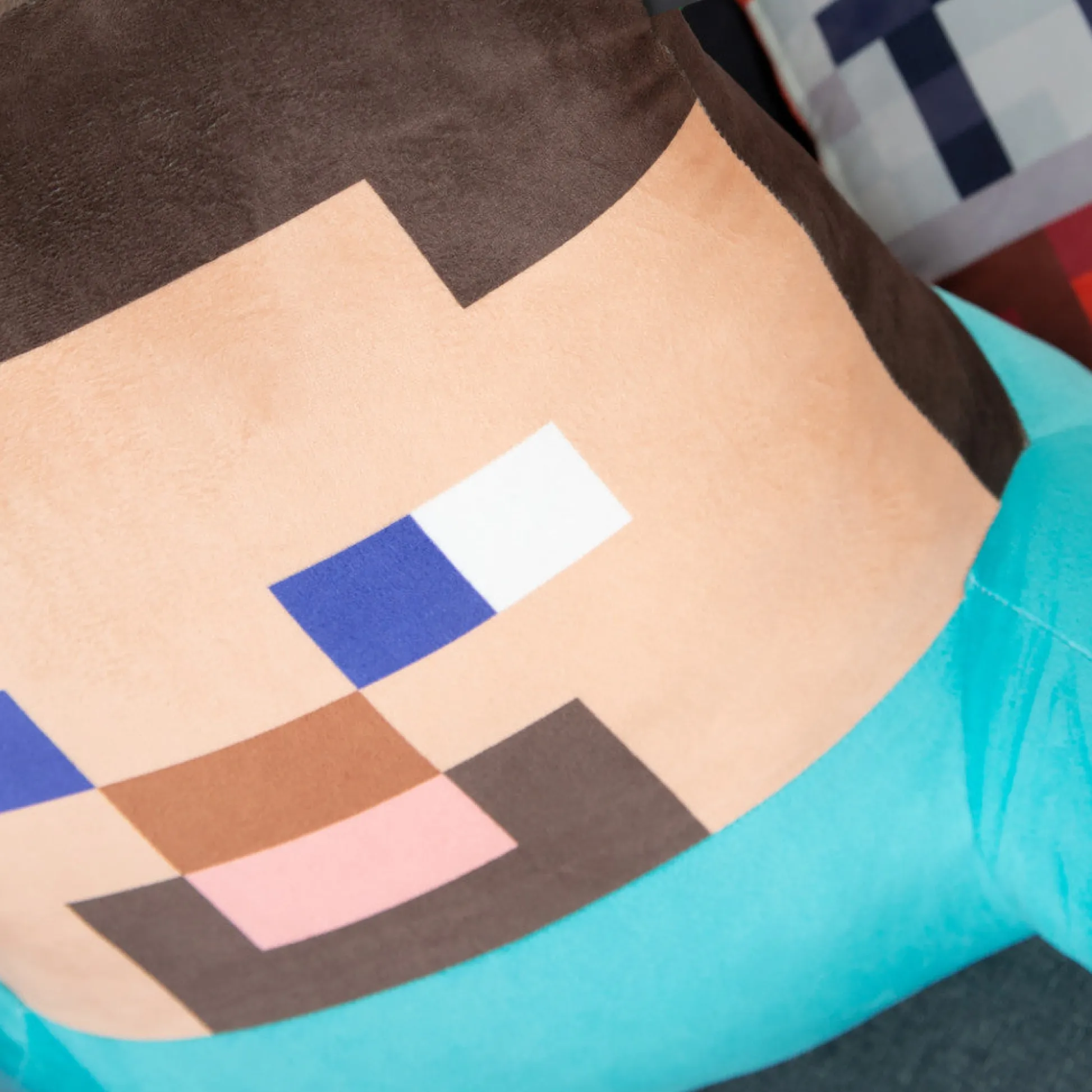 Flat River Group Minecraft Steve Relax Pillow - Character Lounge Cushion with Armrests* Stuffed Animals|Stuffed Animals & Plush Toys